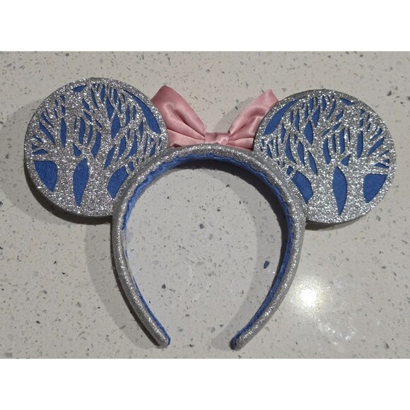Disney Parks 2023 Holidays Christmas Snowman Mickey Minnie Glitter Ear Headband main image 5